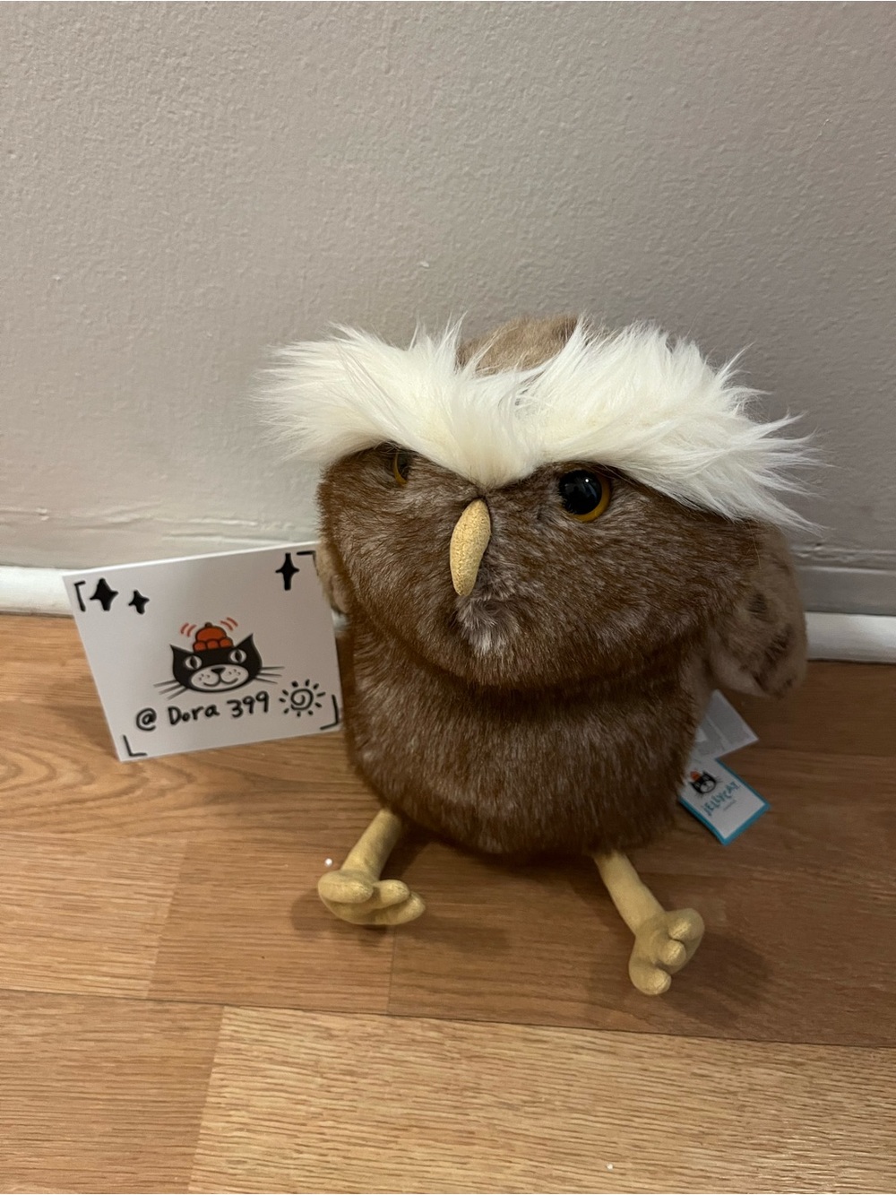 Jellycat Authentic Tawoola Owl Plush – NWT.